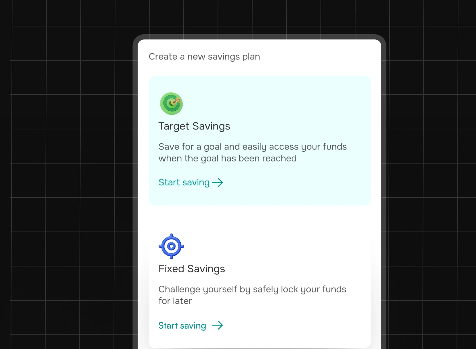 Effortless Savings Growth Feature